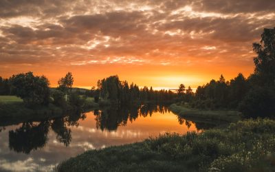 Midnattsol i Överkalix